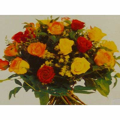 זר ורדים צבעוני 25 - פרחי אוריינטל