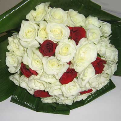 זר כלה מורדים - פרחי אוריינטל