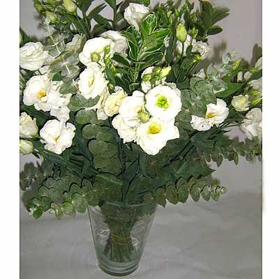 זר לבן חגיגי 14 - פרחי אוריינטל