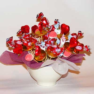 סידור פרחים משוקולד - פרחי אוריינטל