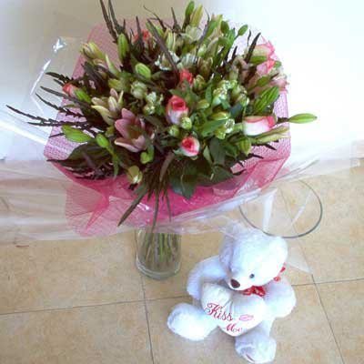 זר 31 - פרחי אביה