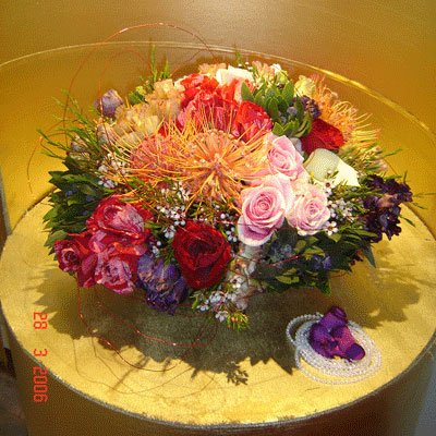 חג שמח - לב הפרח