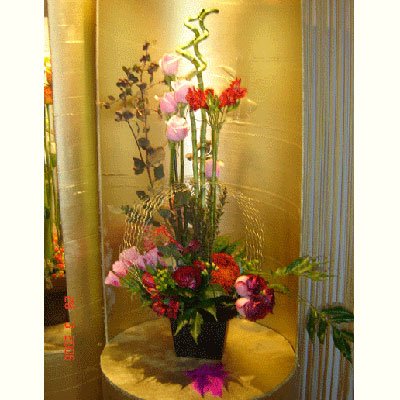 סידור אומנותי - לב הפרח