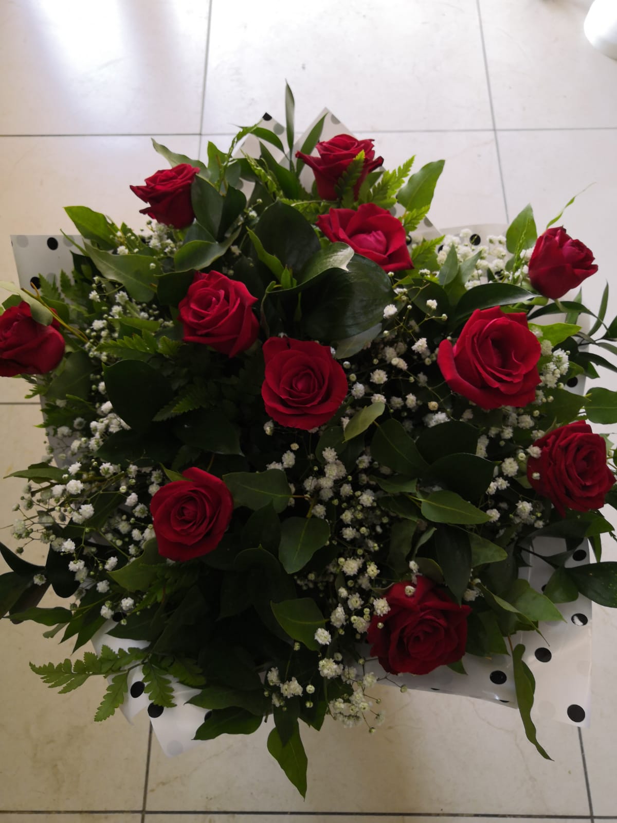 זר 21 פרחי ענבל