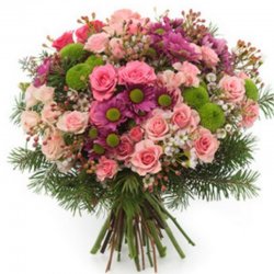 זר פרחים פנטזיה - הדר