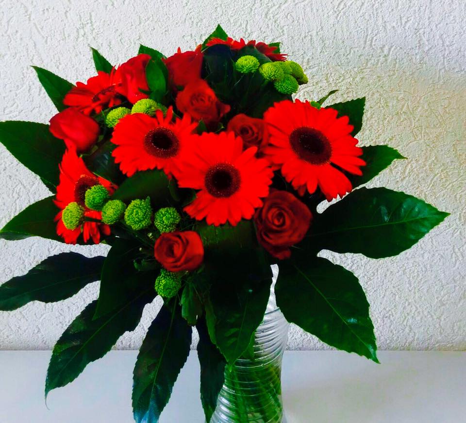 זר כלה ורוד - טוליפ