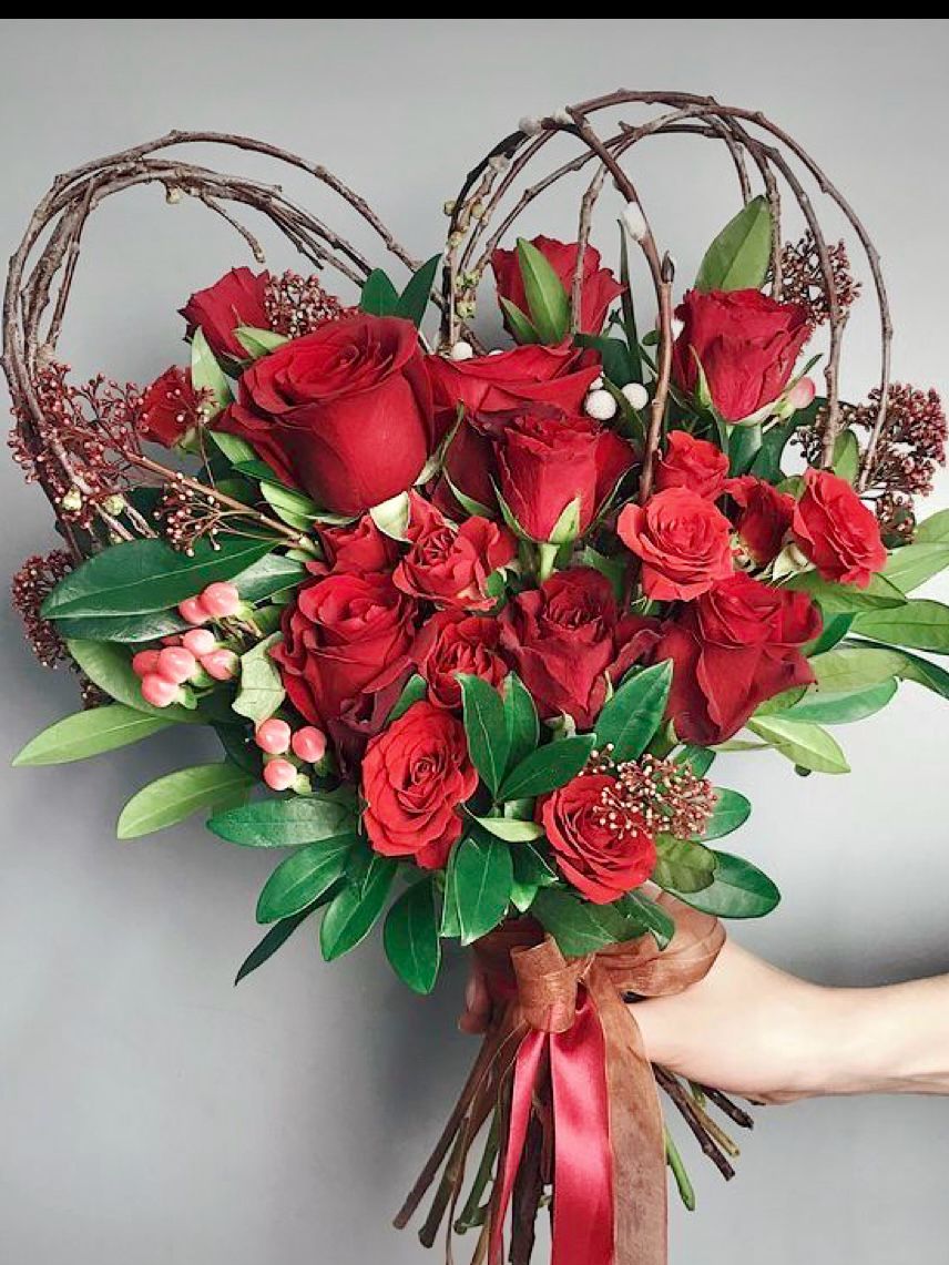 זר ורדים אדומים - פרחי סיתוונית - אשקלון