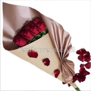 זר ורדים ארוכים | 268 - פרחי לב - כרמיאל